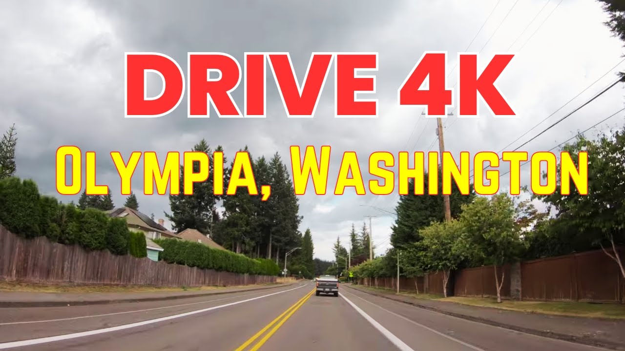 Exploring Henderson Blvd in Stunning 4K | Olympia, Washington Drive Tour | Explore the Beauty