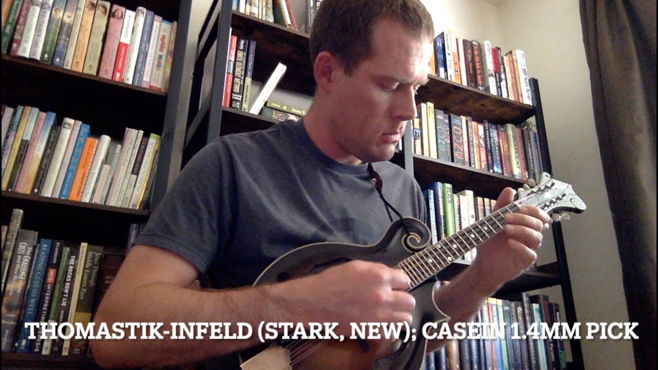 Mandolin String Comparison: D'Addario XS (medium) versus Thomastik-Infeld (stark), casein and Tortex
