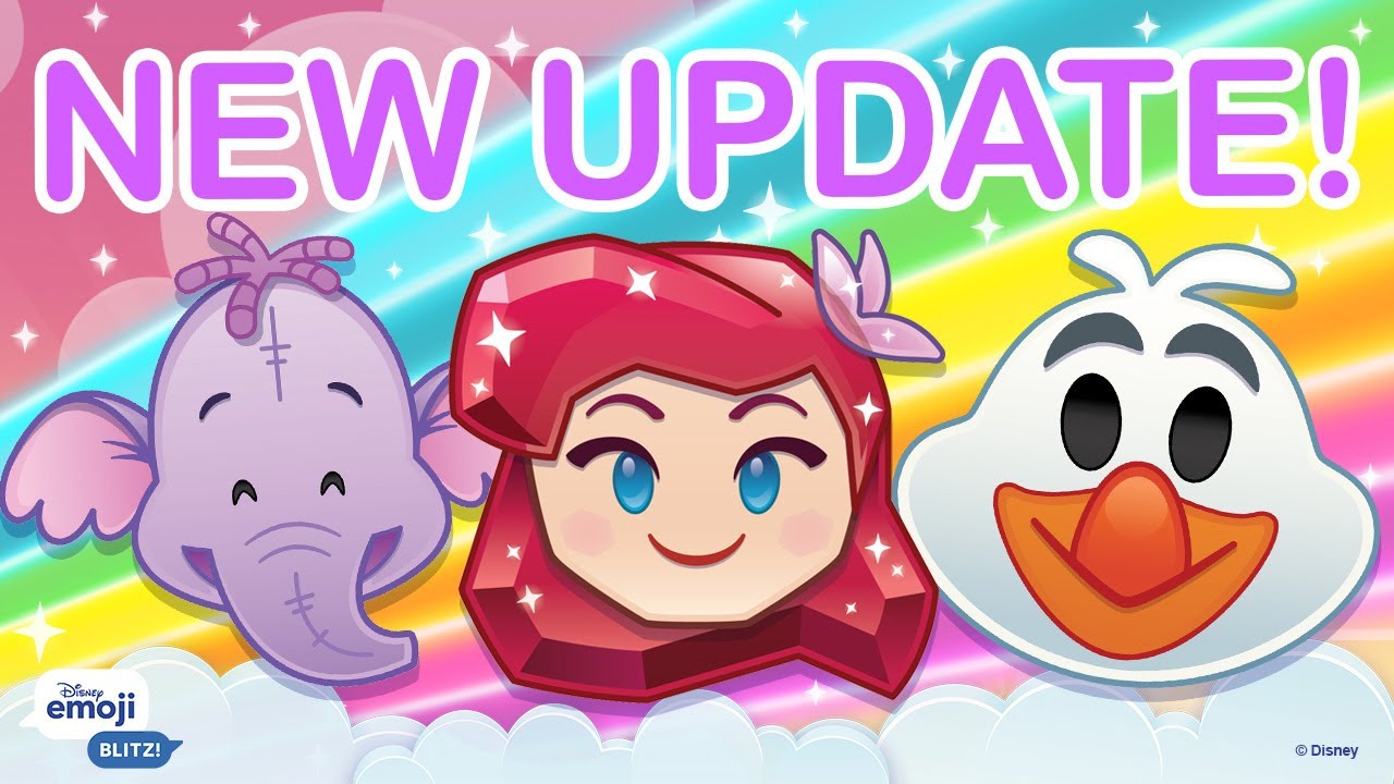 NEW THE LITTLE MERMAID AND WINNIE THE POOH EMOJIS | Disney Emoji Blitz January Update