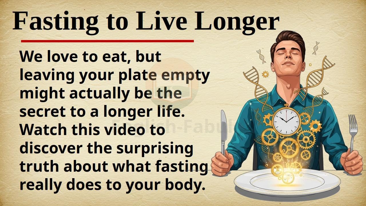 Fasting To Live Longer? || ⏳🍎 Learn English Through Story Level 2 || Graded Reader 🎧
