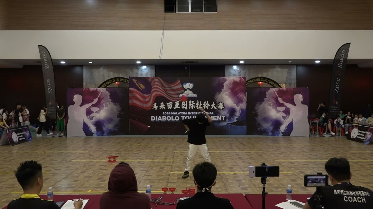 2024 MIDT 马来西亚国际扯铃比赛   13 15 岁 男生组  佘昊原  马六甲铃术高专