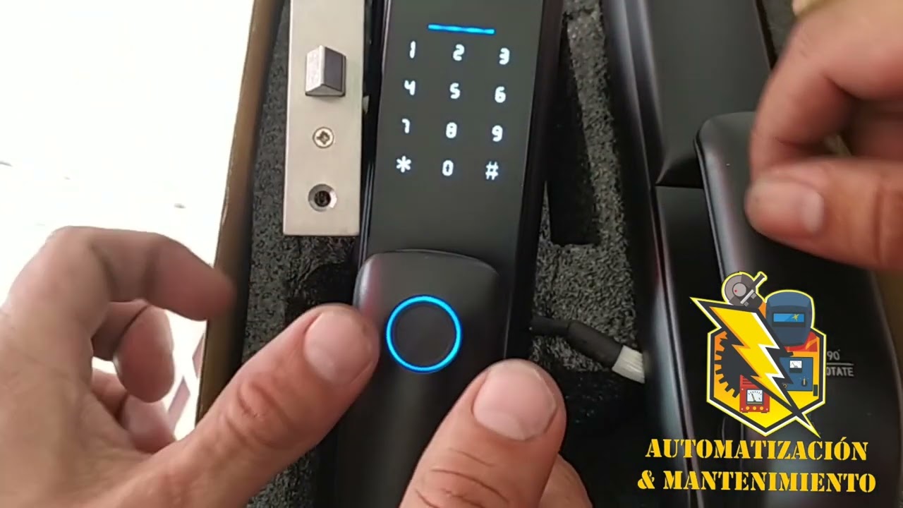 Como guardar - programar cerradura digital con huella.