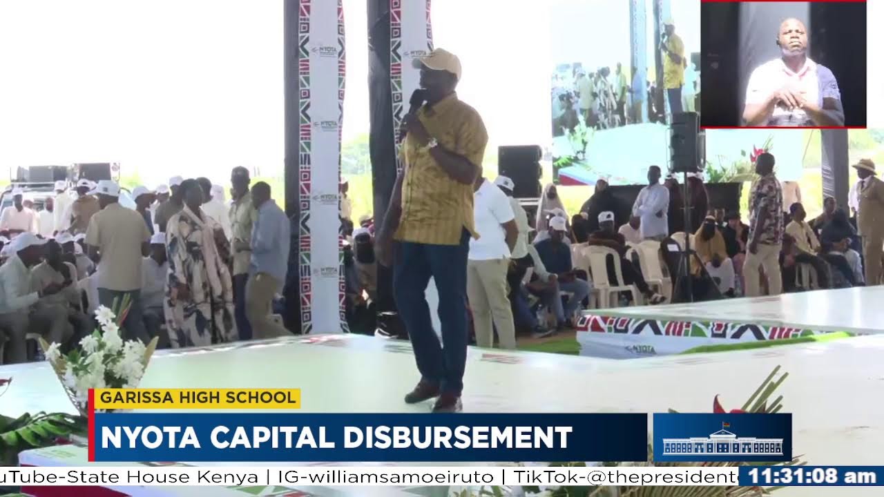 NYOTA Capital Disbursement, Garissa High School