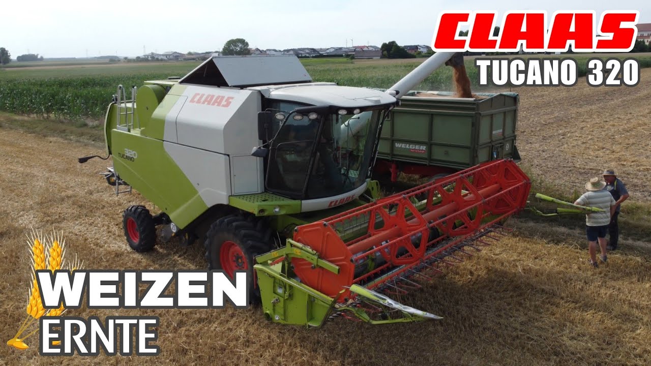 Weizenernte 2025 👨‍🌾 - Claas Tucano 320 🚜 | Landwirtschaft Niederbayern 