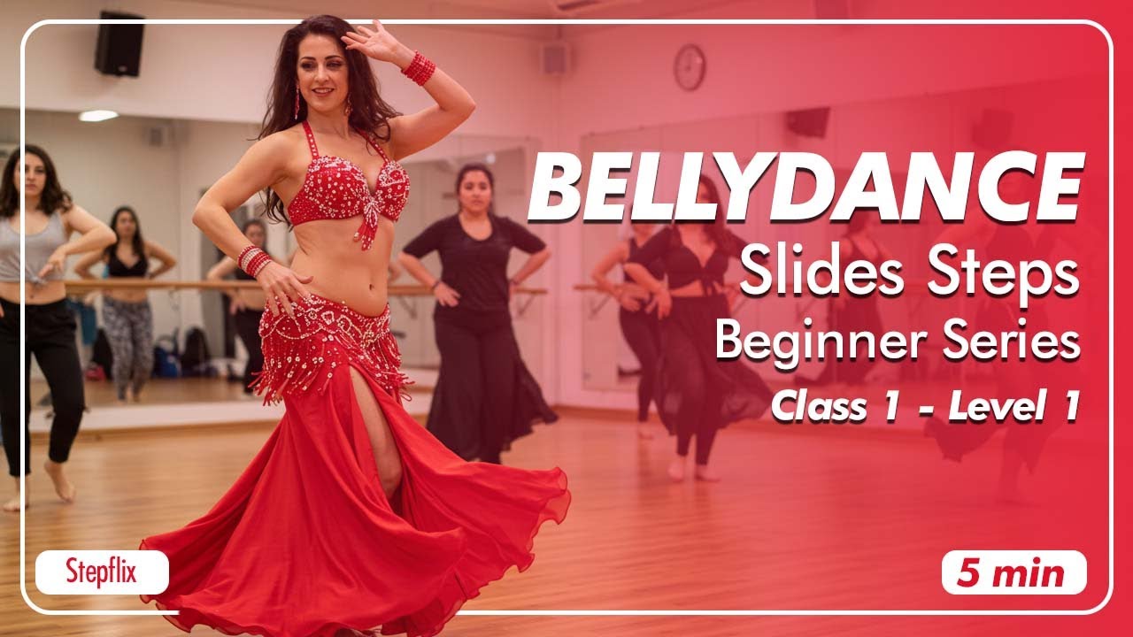 StepFlix Belly Dance, Level 1, Class 1 - Slides Step