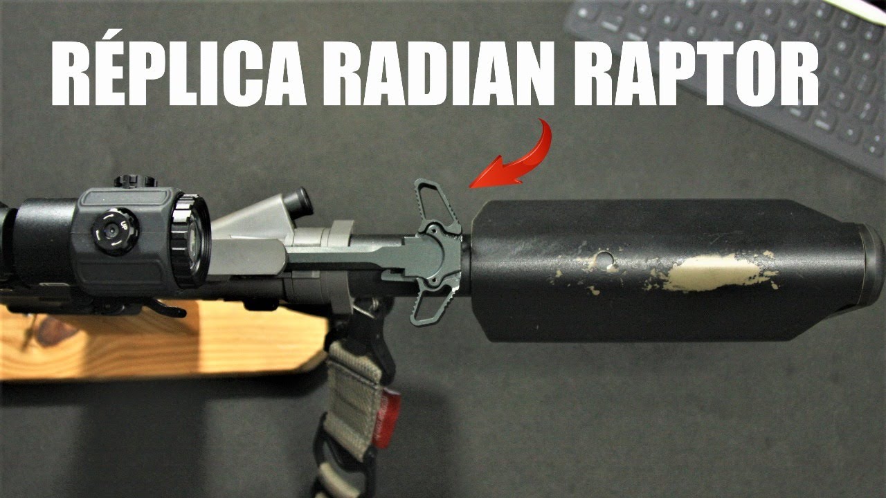 RÉPLICA DO CHARGING HANDLE RADIAN RAPTOR! COMO ADAPTAR NO PROJETO CROSMAN DPMS SBR??