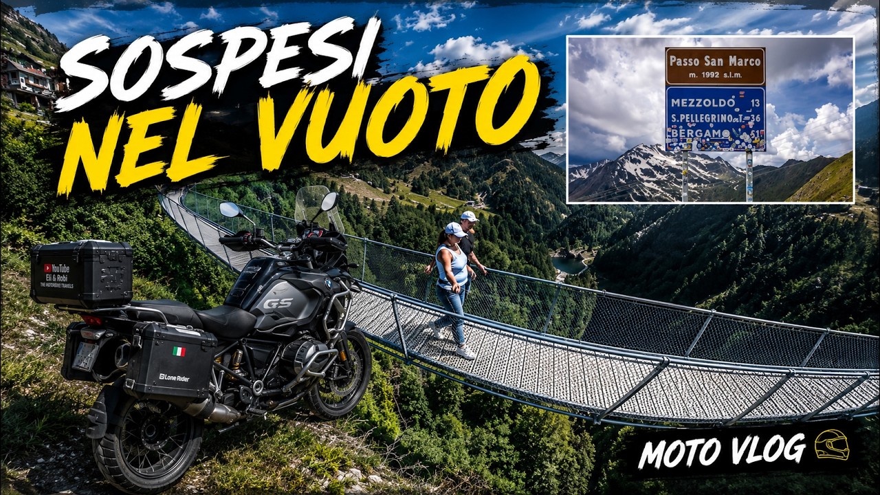Passo di San Marco in moto | Ponte Tibetano Val Tartano