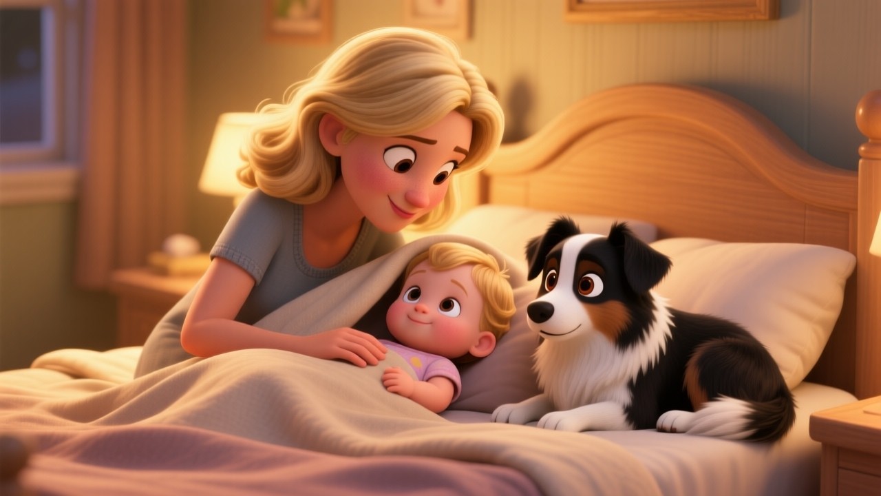 🎵 È Ora di Dormire, Amicini 🌙✨ | Ninna Nanna per Neonati e Bambini | Maggie la Border Collie