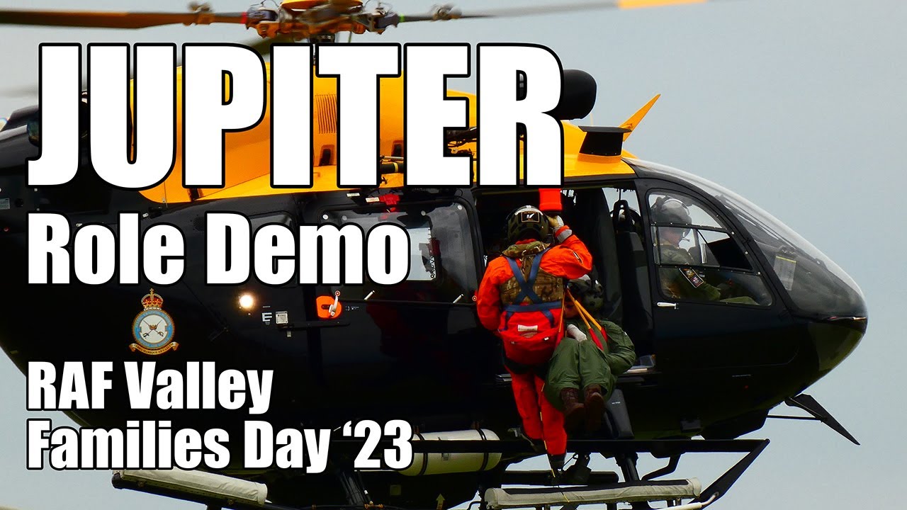 Jupiter Helicopter Role Demonstration – RAF Valley Families Day, 2023