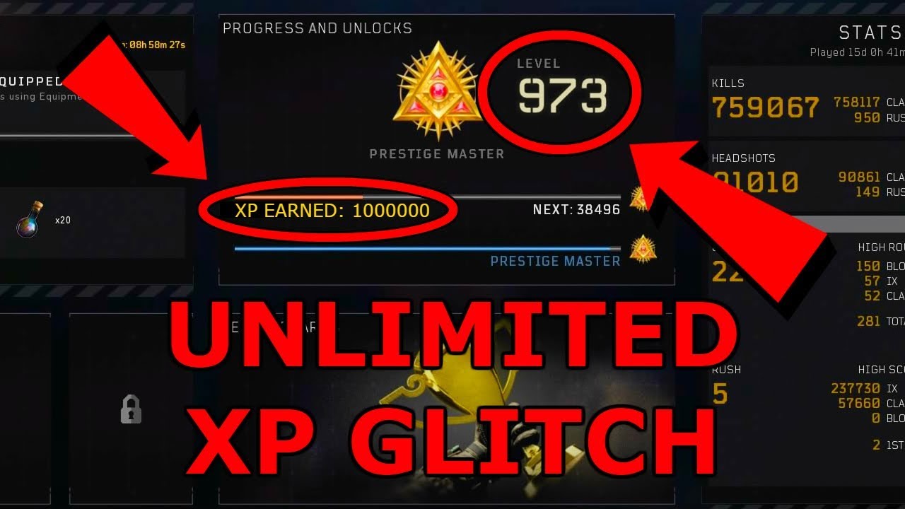 UNLIMITED XP BO4! BLACK OPS 4 PRESTIGE GLITCH! BO4 XP GLITCH! BO4 ZOMBIE GLITCHES! XP GLITCH BO4!
