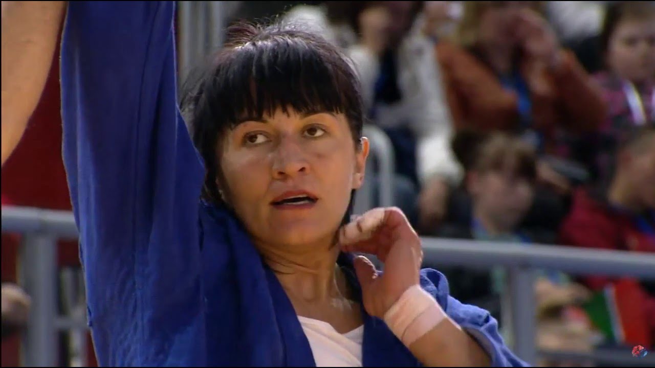 European Sambo Championships - 2016 - LEONIDZE, Irine (GEO)-TSIMASHENKA, Sviatlana (BLR)
