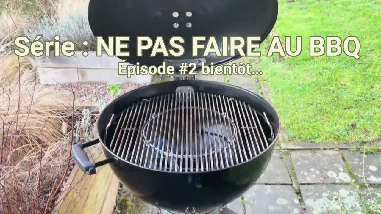 ERREUR #1: Ne pas nettoyer son BBQ ❌