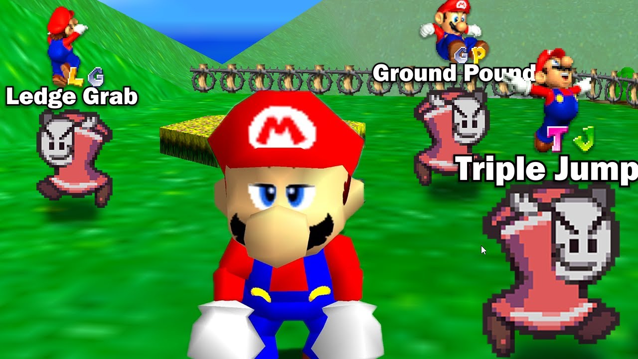 Super Mario 64, но ВСЕ мои движения были УКРАДЕНЫ