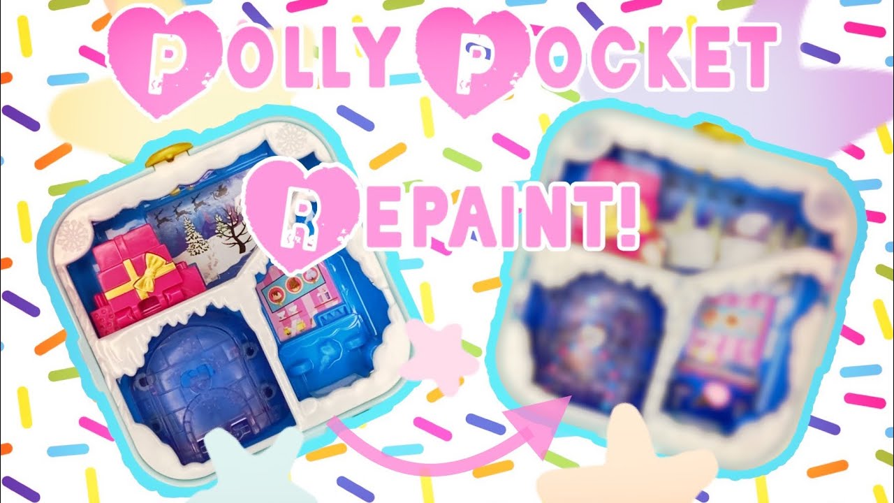 Polly Pocket Repaint | Frosty Fairytale