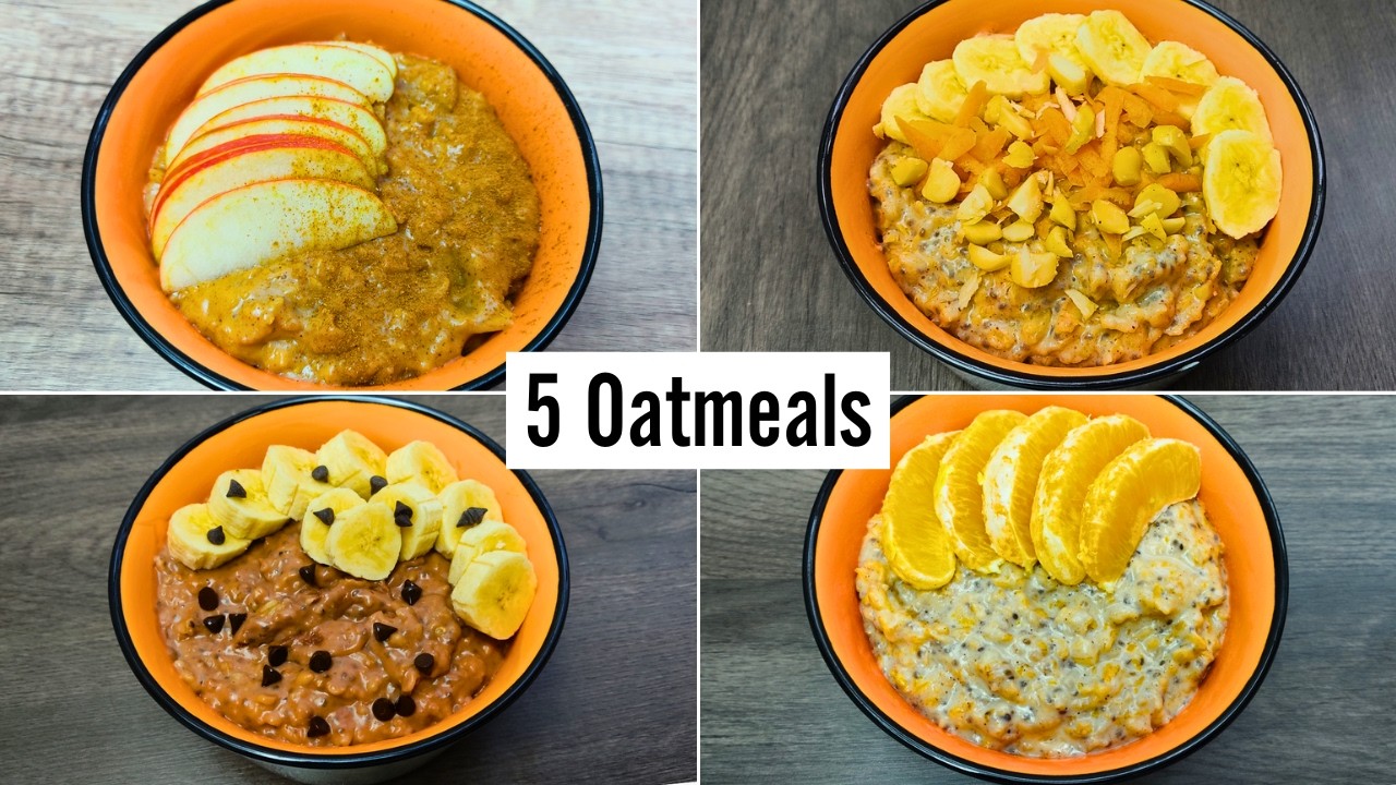 5 Delicious Oatmeal Breakfasts to Start Your Day Right