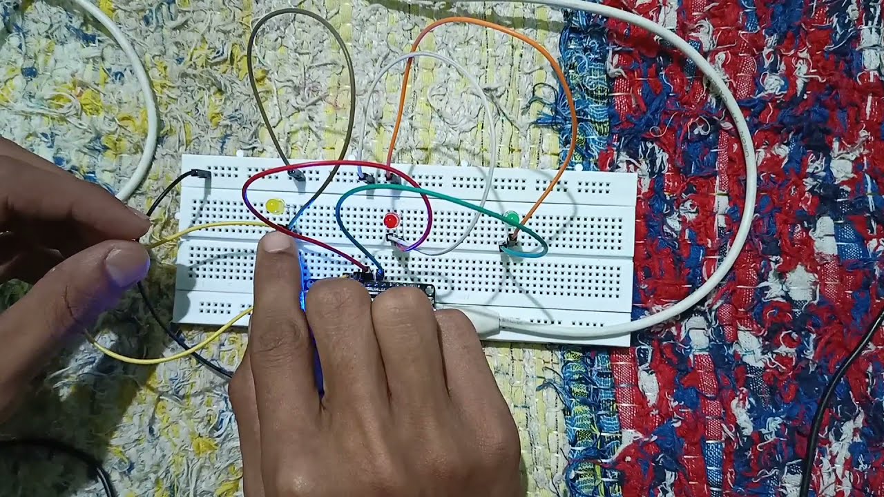 NodeMCU ESP8266 Control three LEDs from local area Network/webserver | IOT project | Home automation