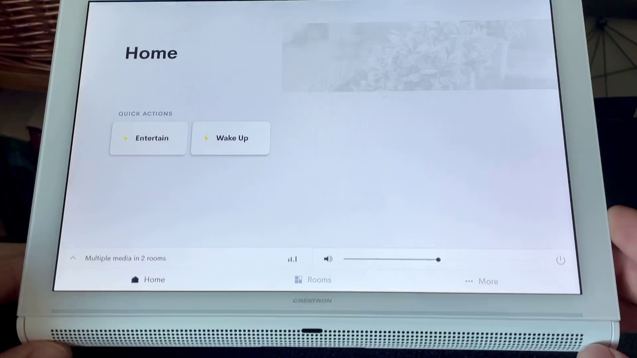 Sonos vs. Autonomic on Crestron Home interface
