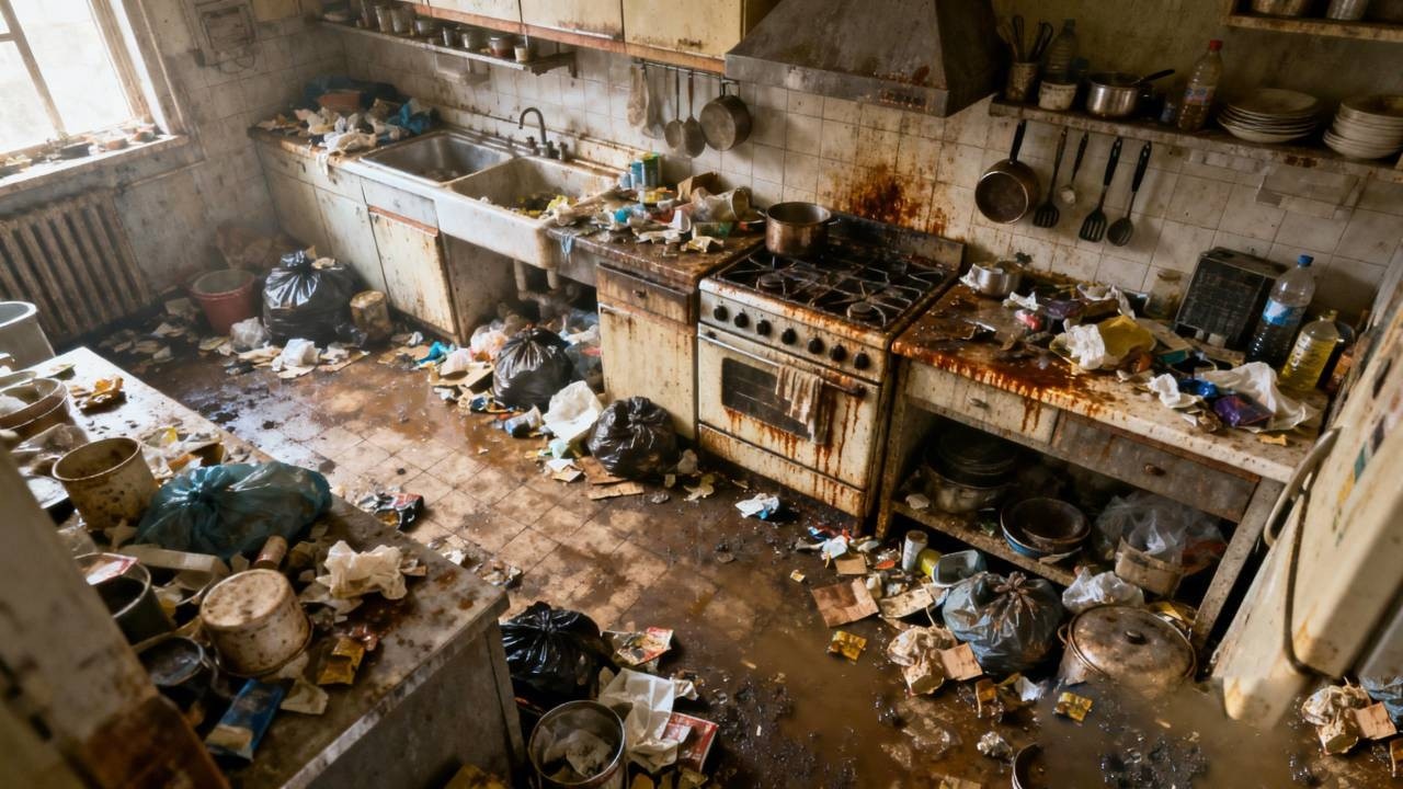 😭This kitchen scared away 6 cleaning staff.
