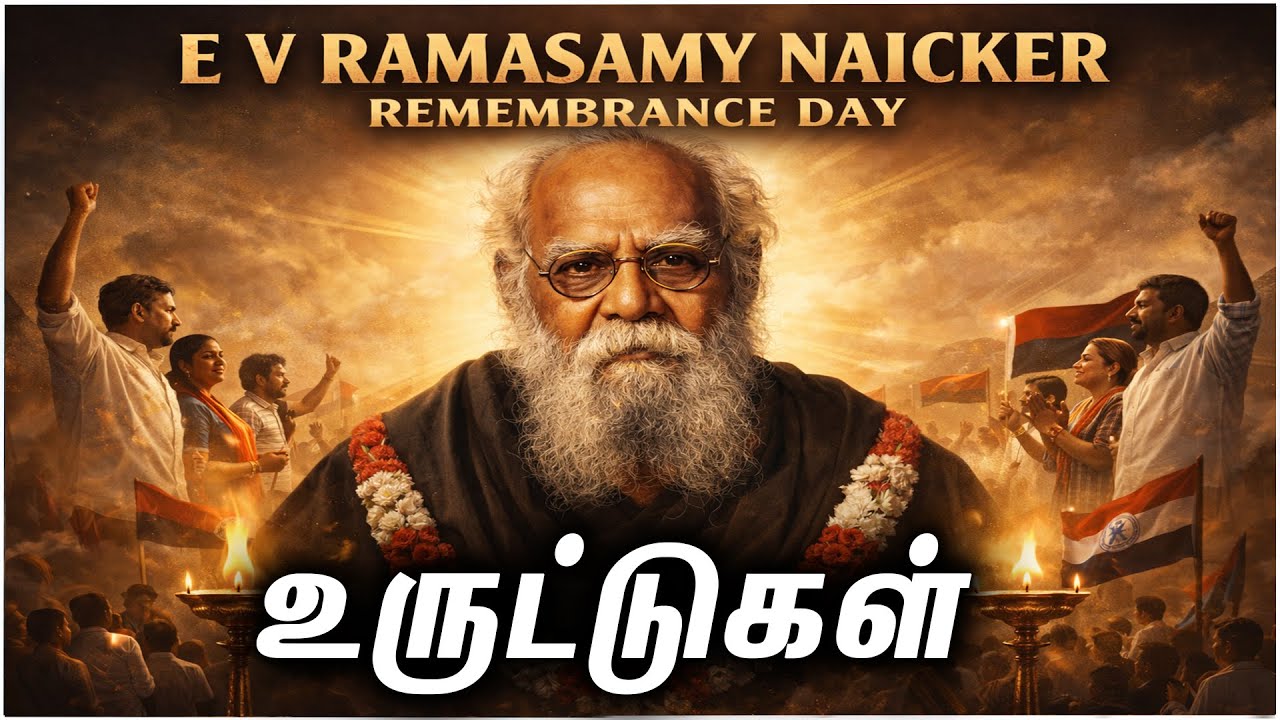 E V Ramasamy Naicker (Periyar) Controversies & Legacy | Remembrance Day | 🐅Tamil Vaengai🐅