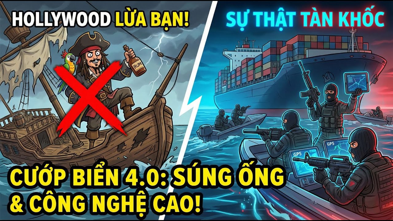 Sự Thật Khủng Khiếp Về Cướp Biển Hiện Đại: Cơn Ác Mộng Của Ngành Hàng Hải