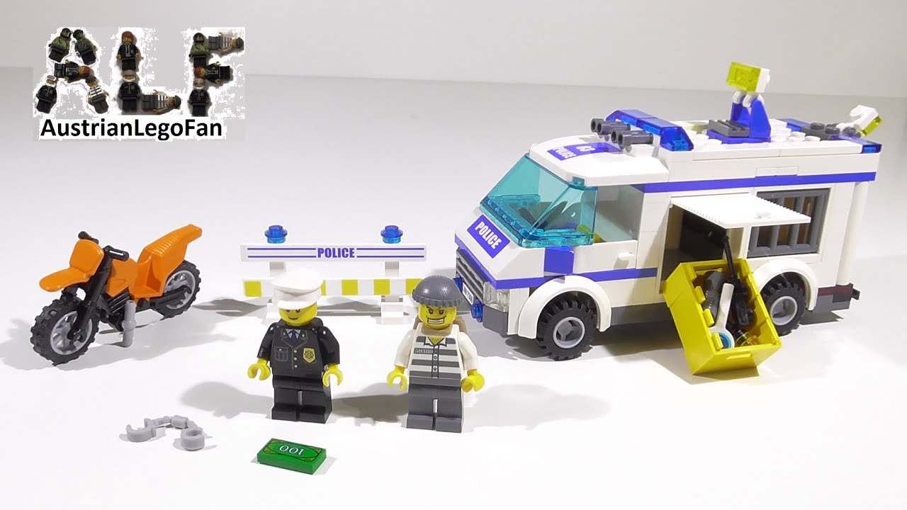 Lego City 7286 Prisoner Transporter / Gefangenentransporter - Lego Speed Build Review