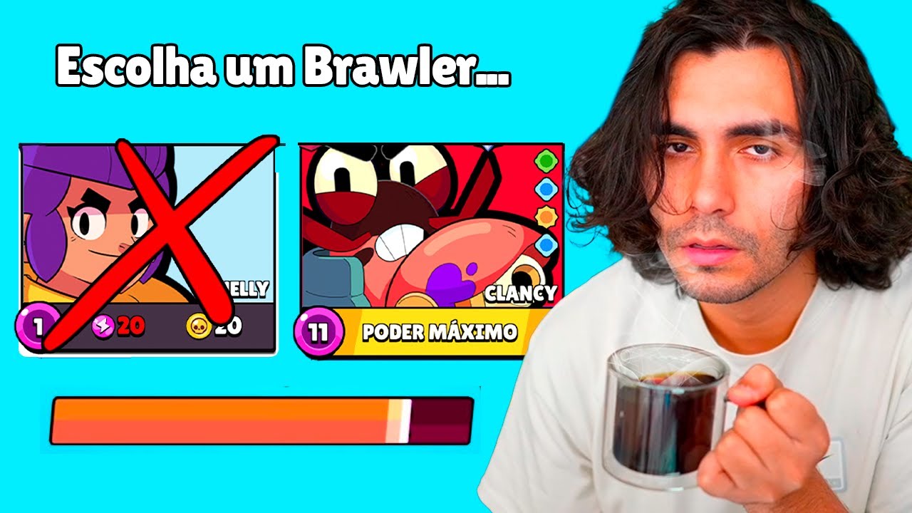 EU SÓ POSSO ESCOLHER O CLANCY POR 24 HORAS no Brawl Stars