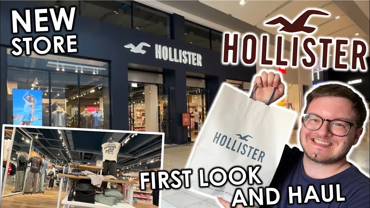 BRAND NEW HOLLISTER STORE - FIRST LOOK AND SALE HAUL | Hollister Milton Keynes