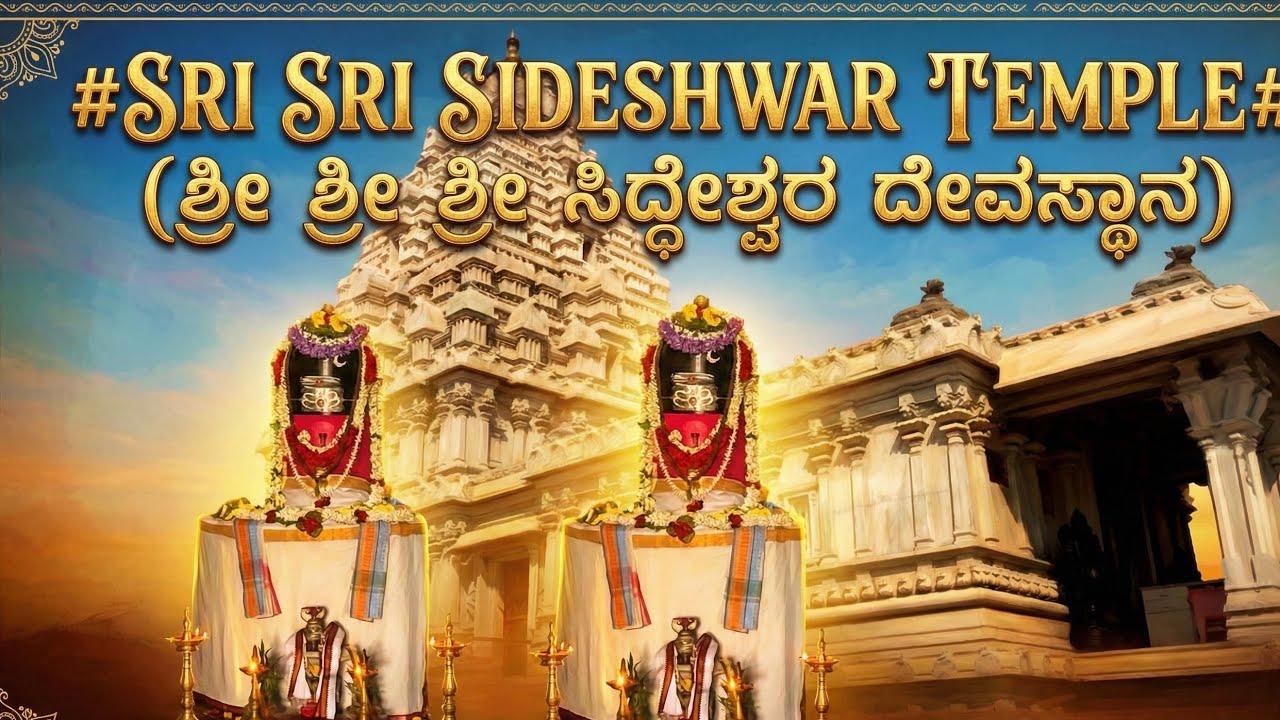 #SRI SRI SIDESHWAR TEMPLE#(ಶ್ರೀ ಶ್ರೀ ಶ್ರೀ ಸಿದ್ಧೇಶ್ವರ ದೇವಸ್ಥಾನ)