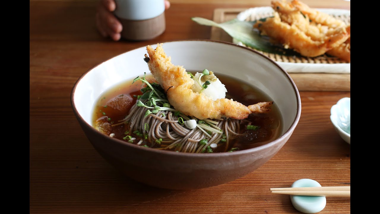 화룡점정 새우를 올린 시원한 냉메밀 : Soba Noodle [우리의식탁]