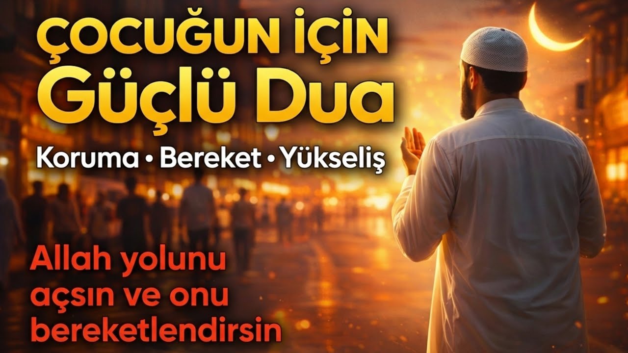 🤲Çocuğun ve Ailen İçin Okunan Güçlü Dua | Koruma, Bereket ve Yükseliş