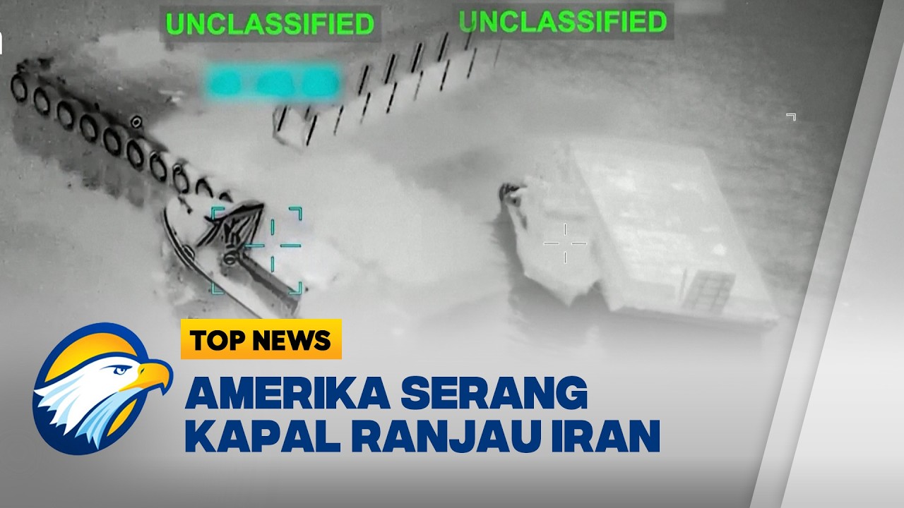 Amerika Serikat Hancurkan Kapal Iran di Selat Hormuz - [TOP NEWS]