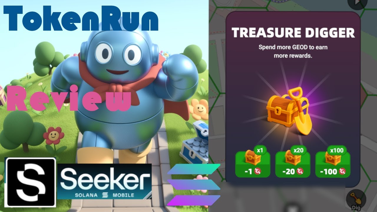 TokenRun App Review for Solana Seeker phones