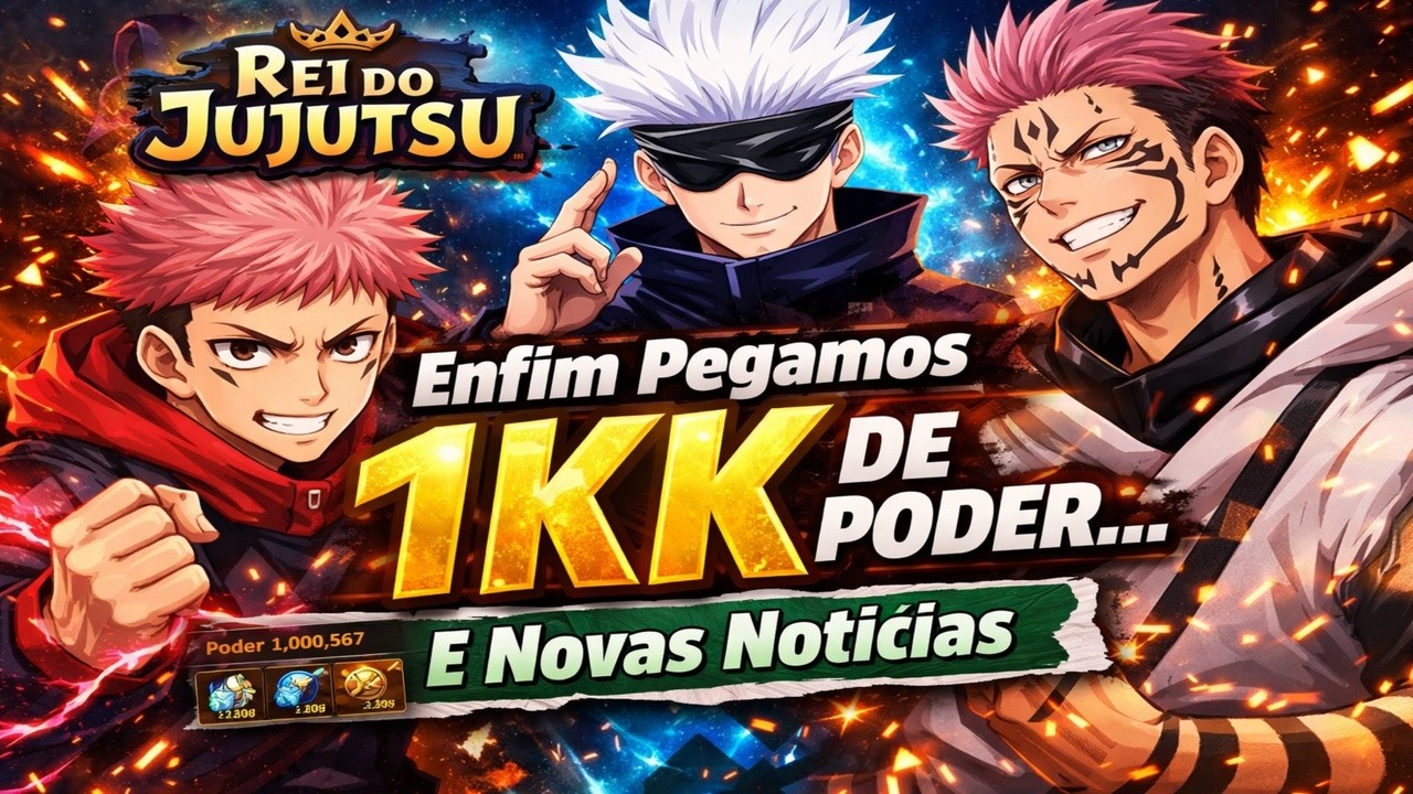 Rei do Jujutsu - Enfim pegamos 1Milhão de poder - Novas Noticias #3