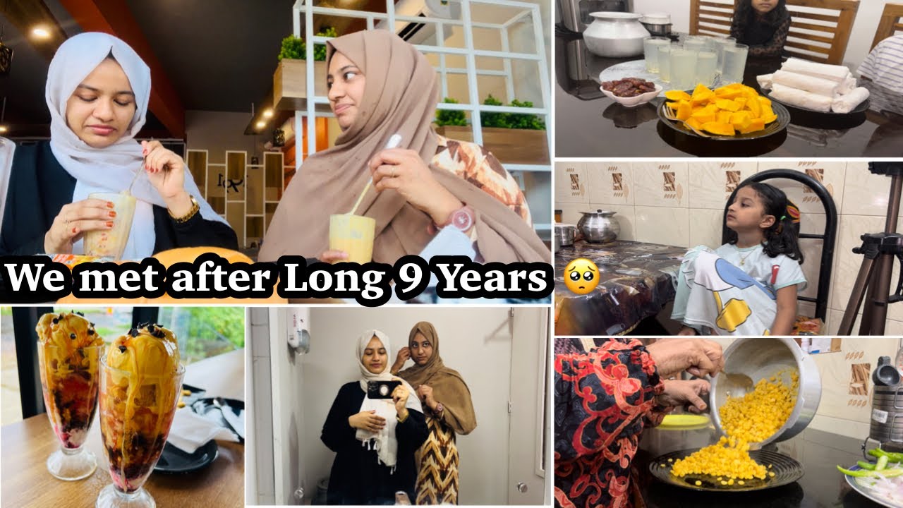 9 വർഷത്തിന് ശേഷം 🥺 We met after long 9 Years❣️Meetup Vlog | ഇന്നുന്റെ First നോമ്പ് തുറ | Ifthar vlog