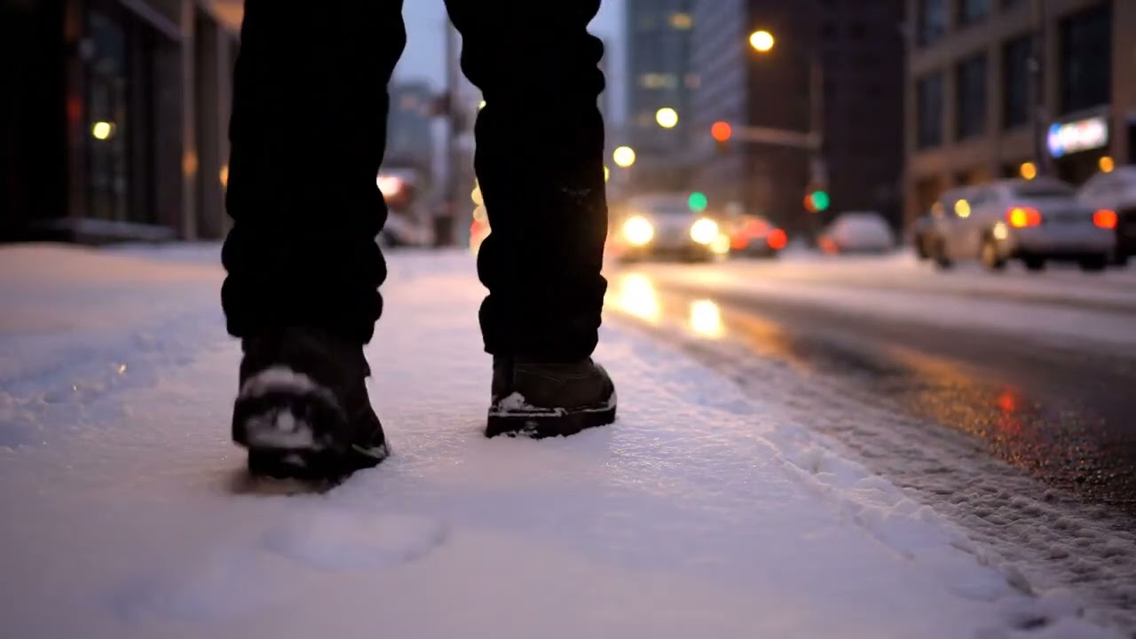 Peaceful Snow Stepping ASMR - Winter Walk