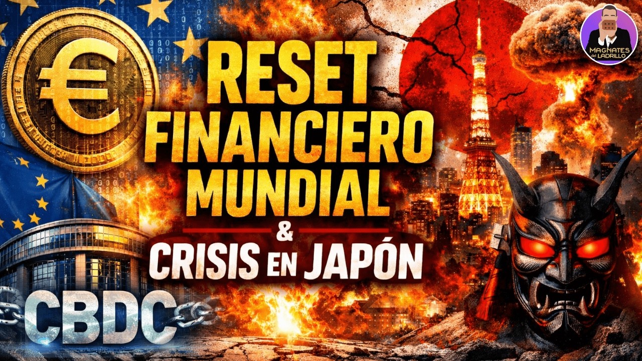 🔴Euro Digital (CBDC) ya en Europa | Japón en Problemas y el Reset Financiero Mundial