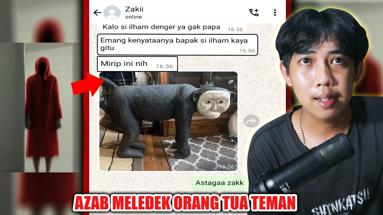 AZAB MELEDEK ORANG TUA TEMAN 😱 | CHAT HISTORY HORROR SERAM