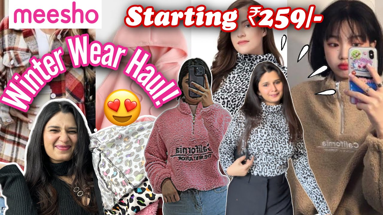 MEESHO Winter Wear Haul! Starting Rs. 259/- only || *HUGE* #meesho Haul! #meeshohaul