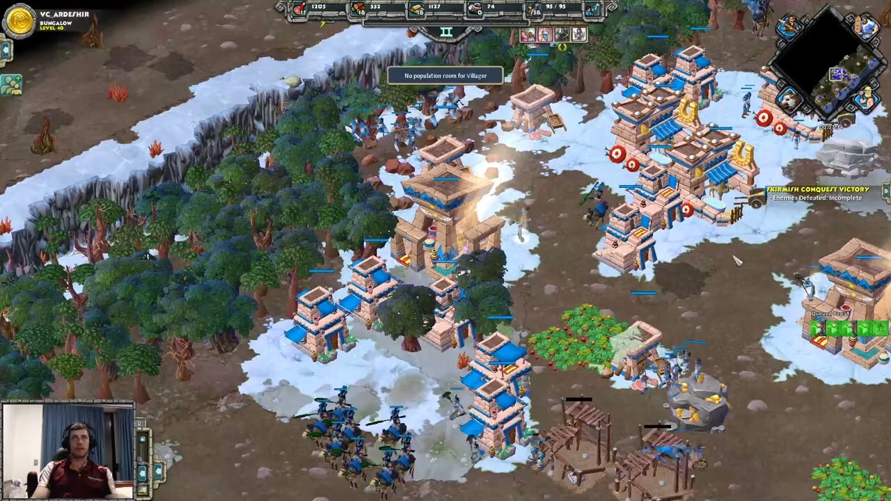 AoEO Skirmish Mode - Egyptians Gameplay