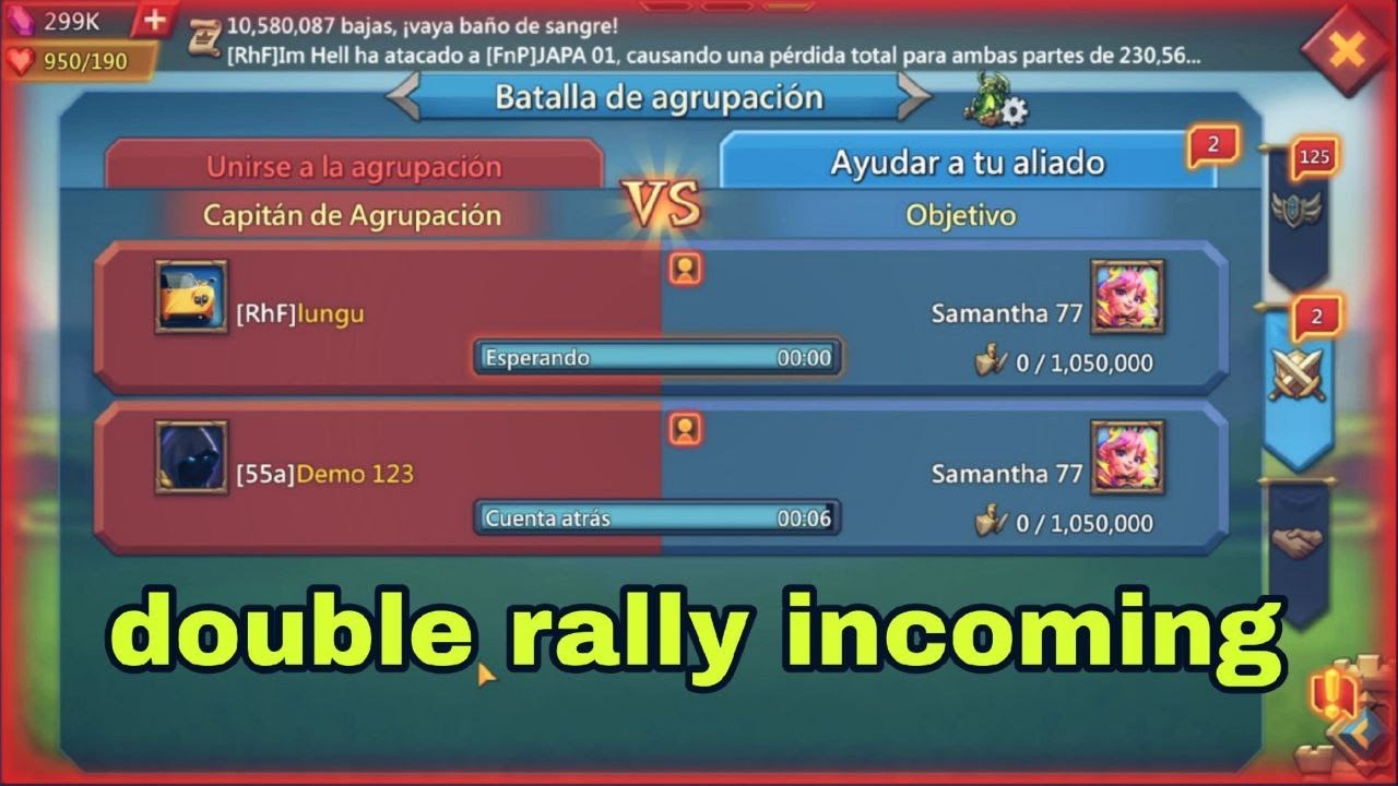 Double rally on my rally trap | 1655% blast | shield bot