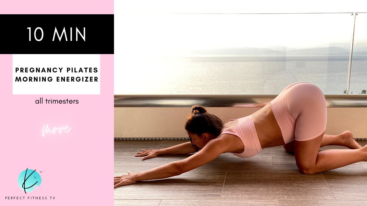Pregnancy Pilates Morning Energizer Stretch & Tone Workout | All Trimesters