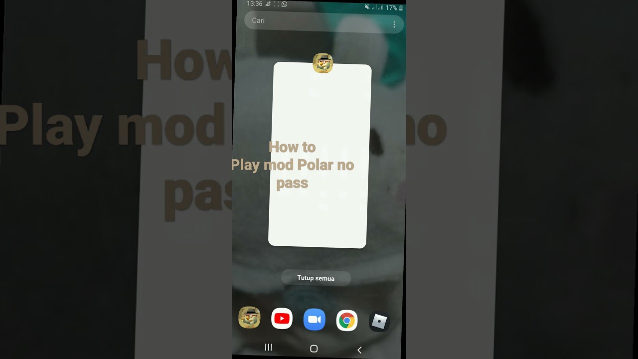 Don't tell everyone about how to play mod polar no password🤭