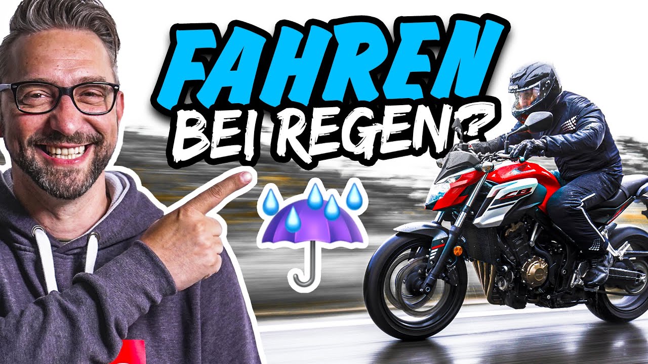 Motorradfahren bei REGEN?! | Louis Startertipps
