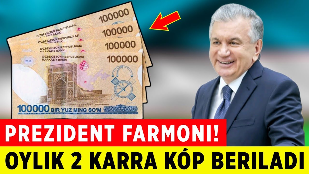 XUSH XABAR! XALQQA OYLIK 2 BAROBAR TULANADI BARCHA XABARDOR BULSIN