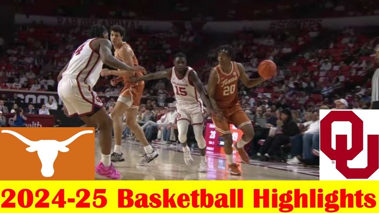 Texas vs Oklahoma Basketball Game Highlights 1 15 2025