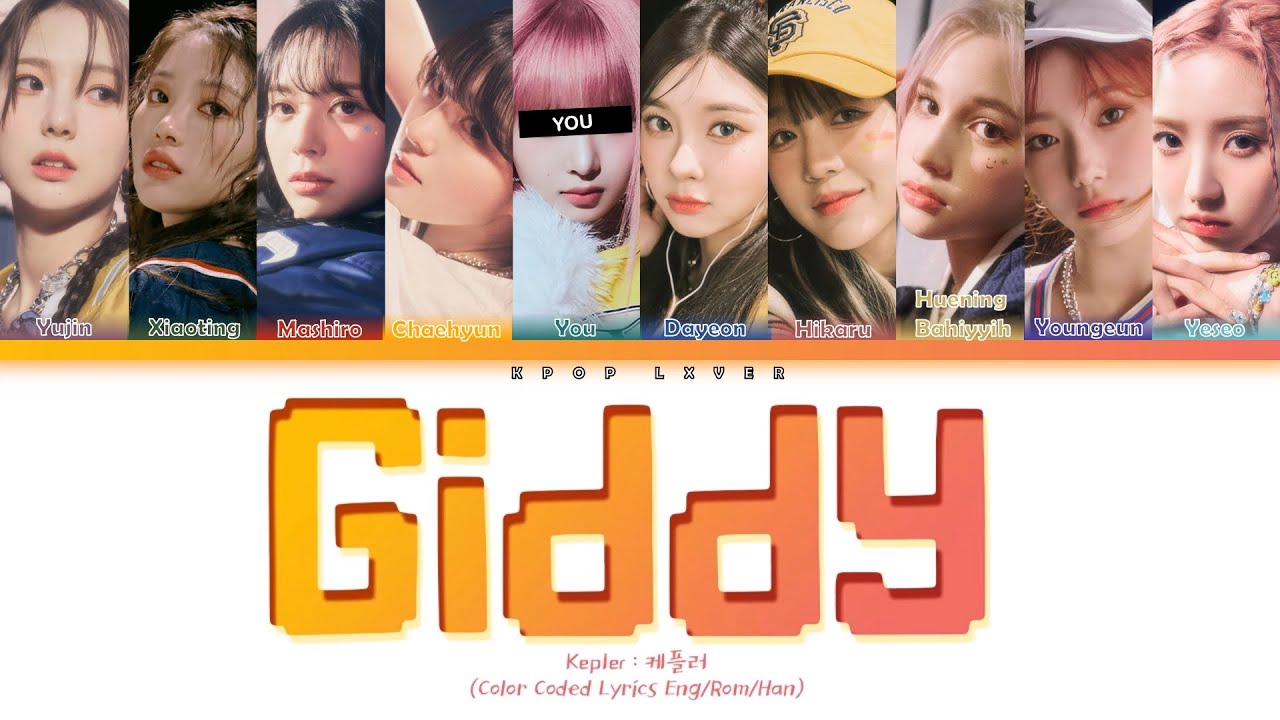 [Karaoke] Kep1er + You Giddy | 10 Members | ENG|ROM|HAN |