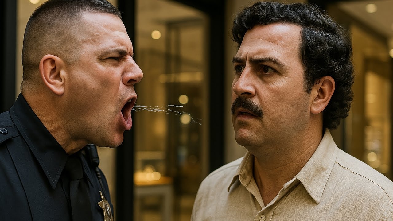 Policía escupe a Escobar sin saber quién era — lo que sucede después es impresionante