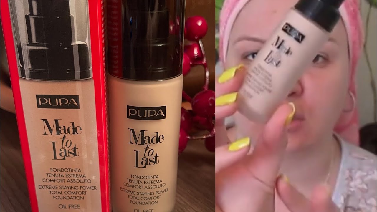 Обзор тонального крема PUPA Made to Last