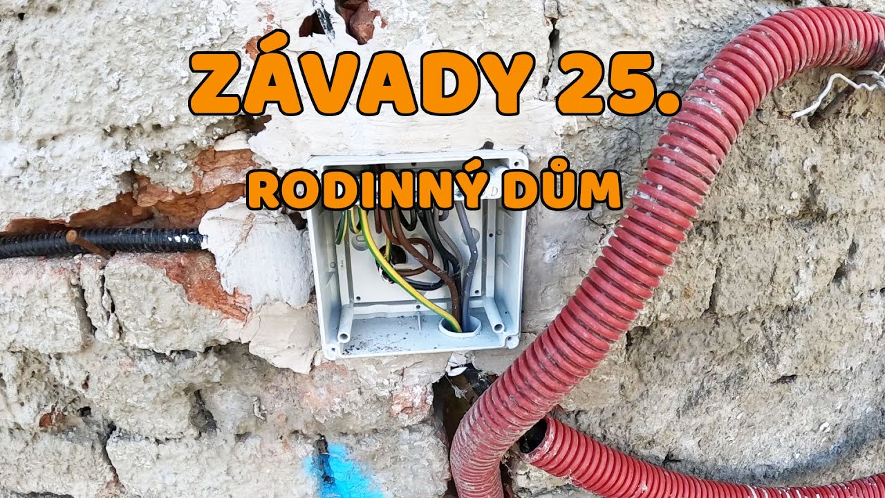 Elektrická instalace - Závady 25. Rodinný dům