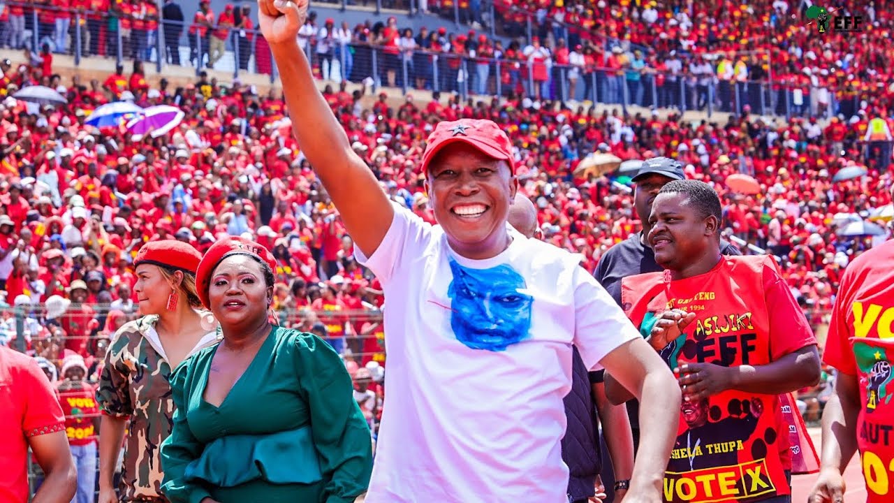 The Arrival Of JULIUS MALEMA At Soweto Stadium